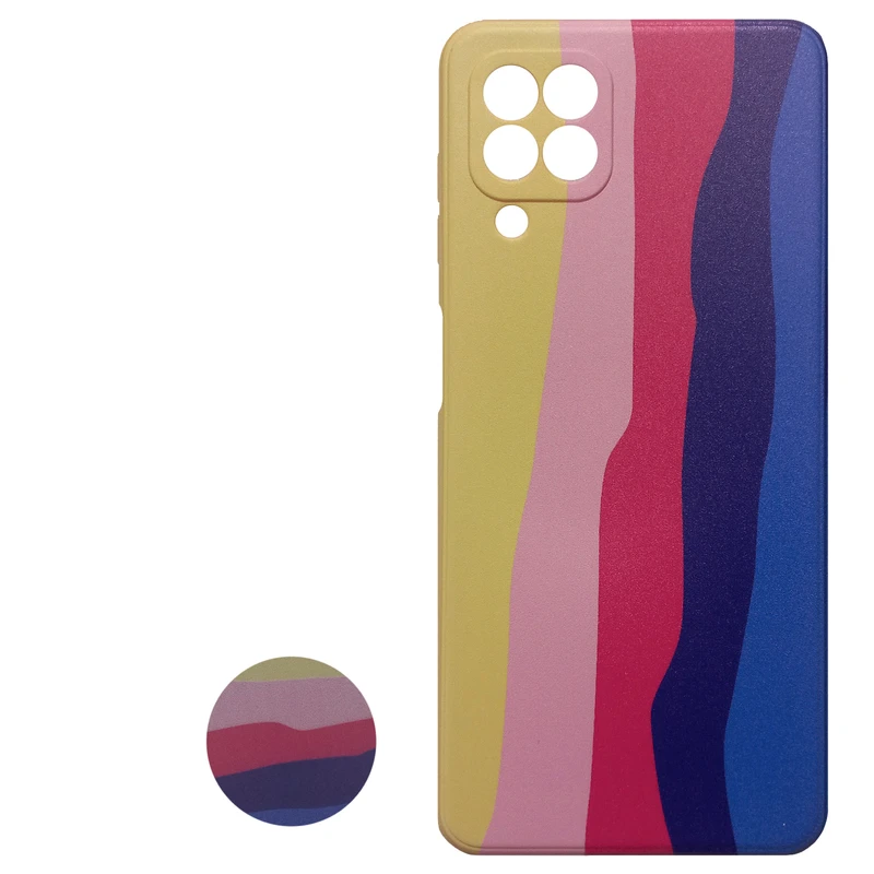 کاور مدل S0665 مناسب برای گوشی موبایل سامسونگ Galaxy A22 4G به همراه پاپ سوکت 