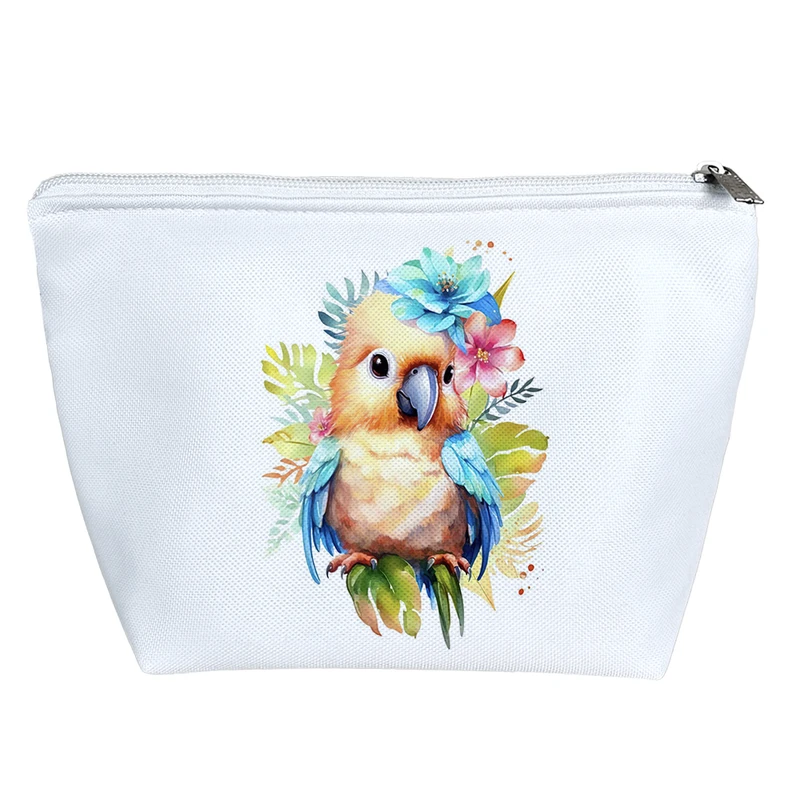 کیف لوازم آرایش دخترانه خندالو مدل طوطی برزیلی کد 3569