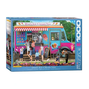 پازل 1000 تکه یوروگرافیکس پازلز مدل Dans Ice Cream Van كد 5519-6000