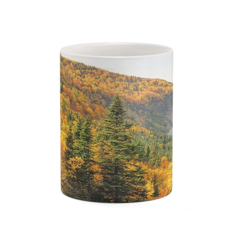 ماگ کاکتی مدل منظره پاییزی کد mgh18552