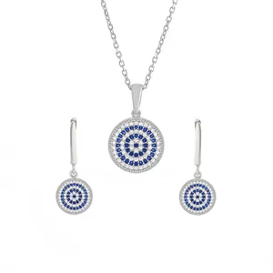 نیم ست نقره زنانه درسان گالری مدل شیوا کد DS 502 