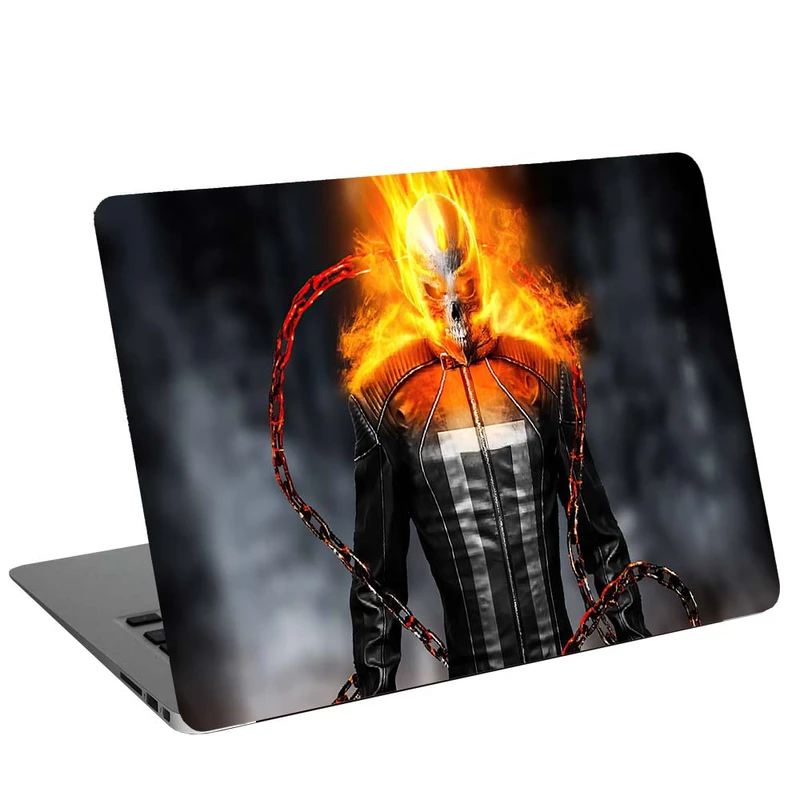 استیکر لپ تاپ مدل ghost rider fire G-1836 مناسب برای لپ تاپ 15.6 اینچ