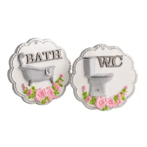 دکوری مدل نشانگر سرویس بهداشتی و حمام کد 01 مجموعه دو عددی