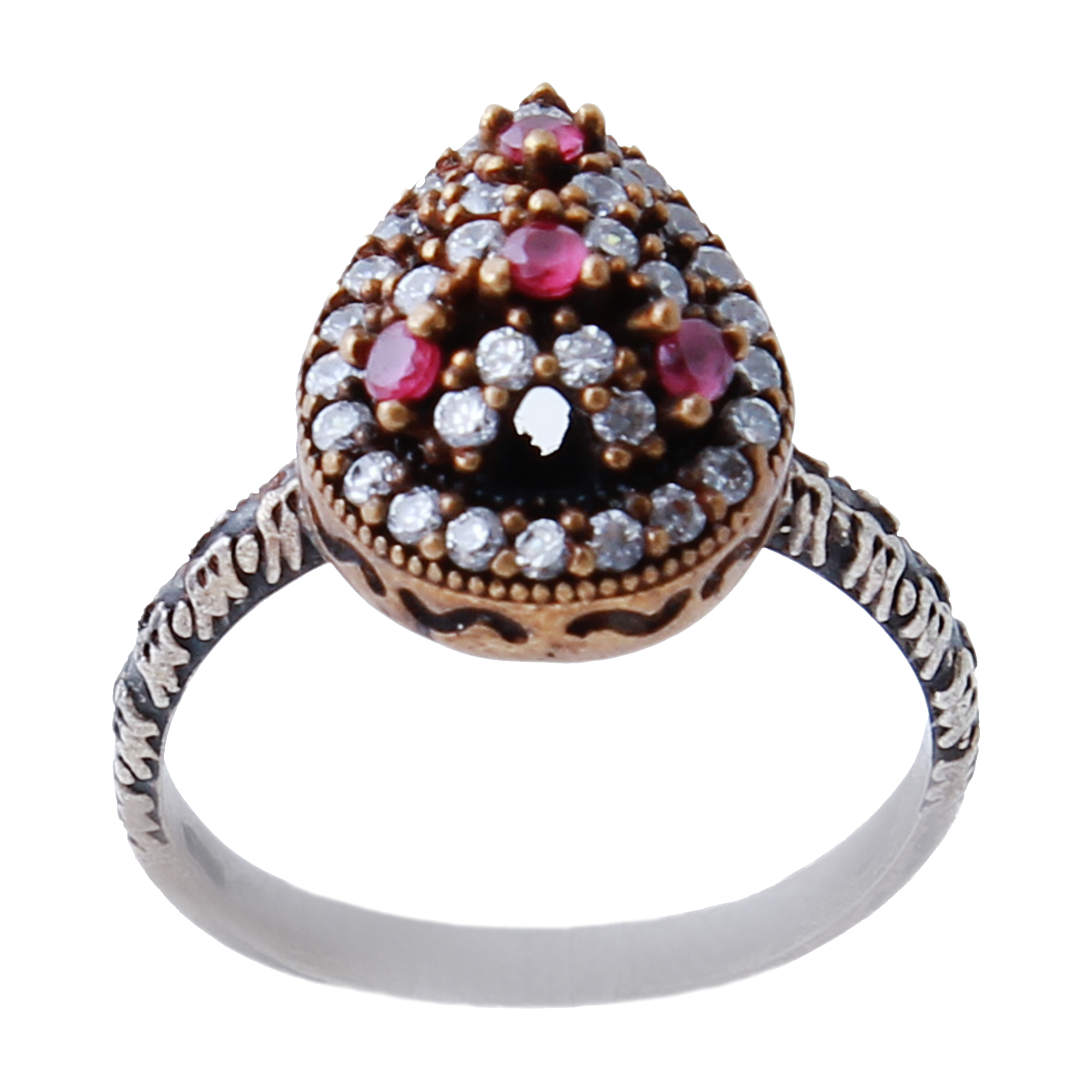  انگشتر نقره زنانه بازرگانی میلادی کد  AW_399