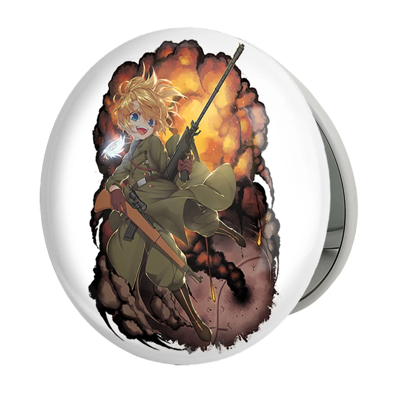 آینه جیبی خندالو طرح تانیا انیمه یوجو سنکی مدل تاشو کد 34687