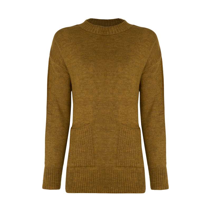 پلیور زنانه وینکلر مدل W0614039KN-MUSTARD