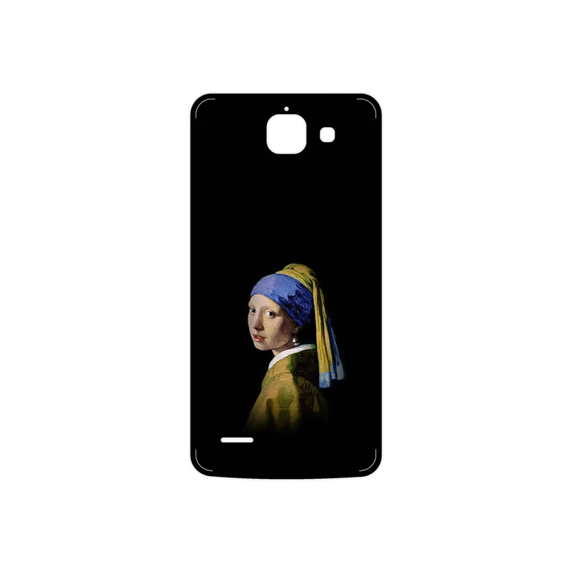 برچسب پوششی ماهوت مدل Girl with a Pearl Earring of Vermeer مناسب برای گوشی موبایل هوآوی Ascend G730