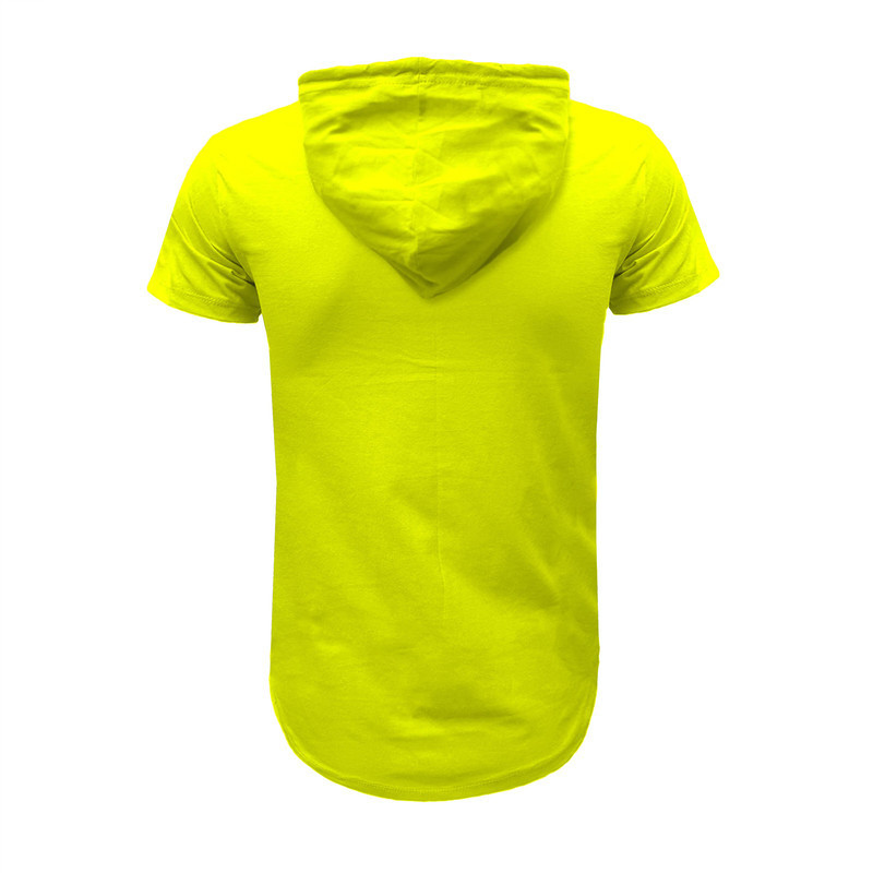 تی شرت آستین کوتاه مردانه کلاه دار مدل youra  کد 72098