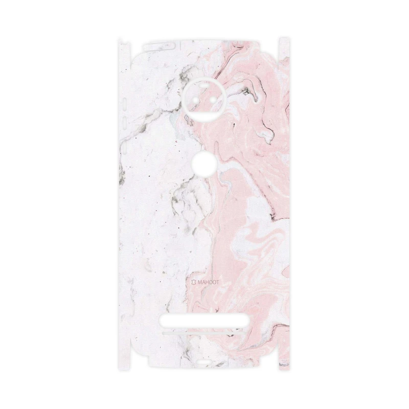 برچسب پوششی ماهوت مدل Blanco-Pink-Marble-FullSkin مناسب برای گوشی موبایل موتورولا Moto Z2 Force