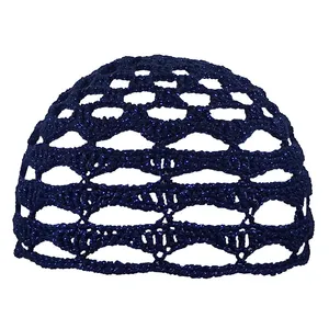 کلاه دستبافت زنانه مدل گیپوری لمه ای کد 0111576