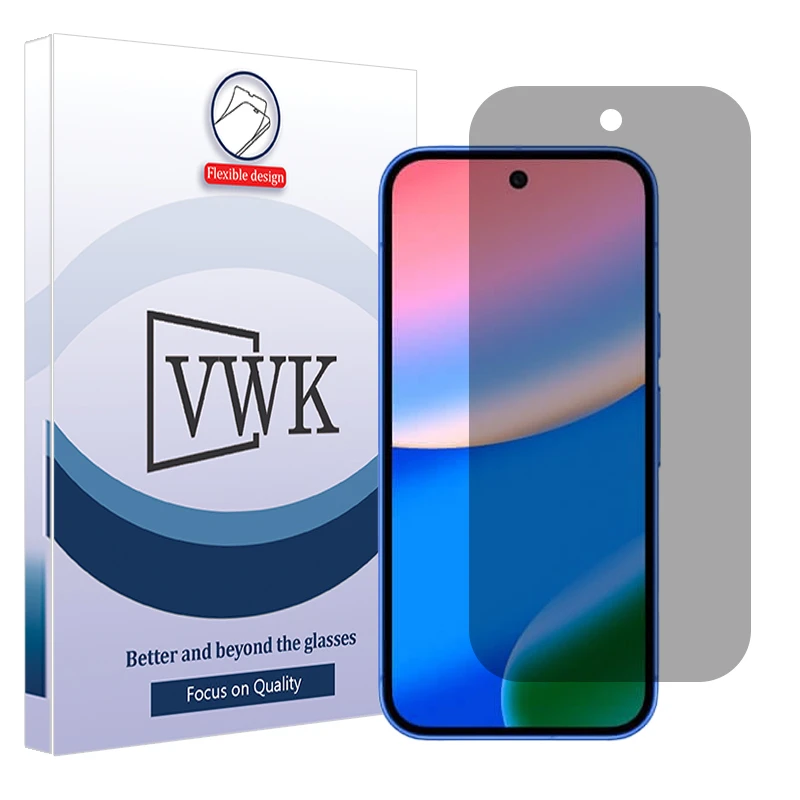 محافظ صفحه نمایش حریم شخصی وی دبلیو کی مدل Tough مناسب برای گوشی موبایل گوگل Pixel 10 