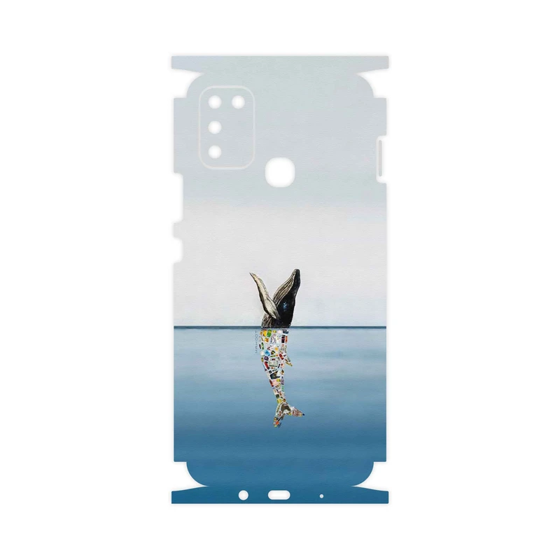 برچسب پوششی ماهوت مدل Collage of Sea Trash-FullSkin مناسب برای گوشی موبایل اینفینیکس Hot 11 Play