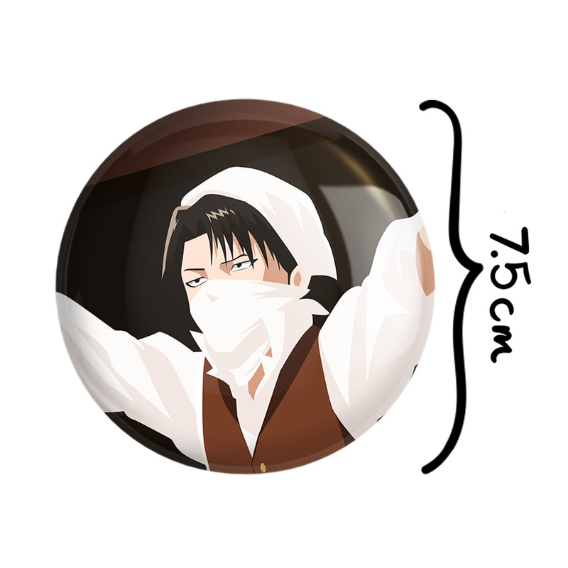آینه جیبی خندالو طرح لیوای آکرمن انیمه اتک آن تایتان Attack on Titan مدل تاشو کد 10980