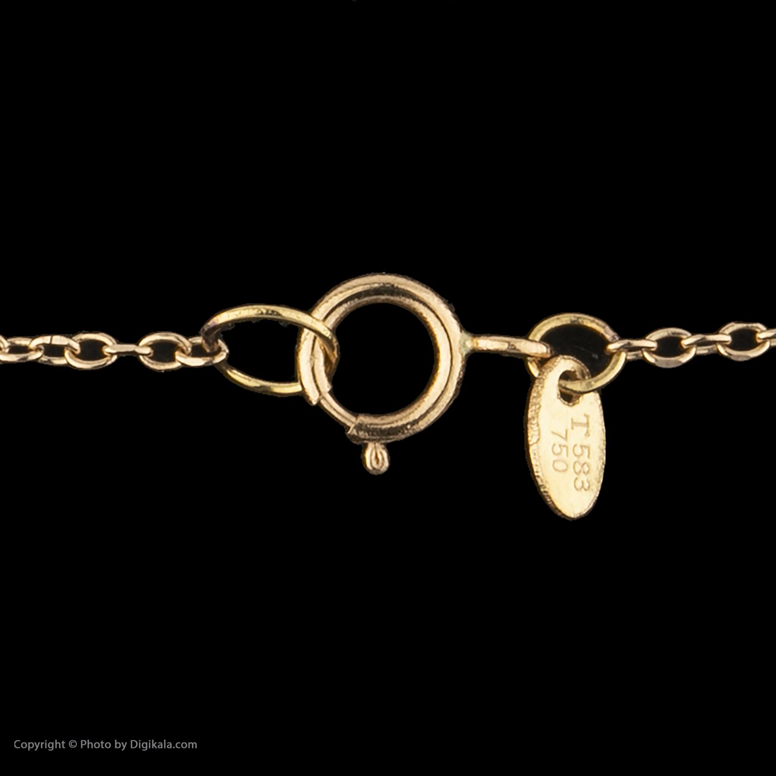 گردنبند طلا 18 عیار زنانه مایا ماهک مدل MM1739 طرح استوانه عشق -  - 3