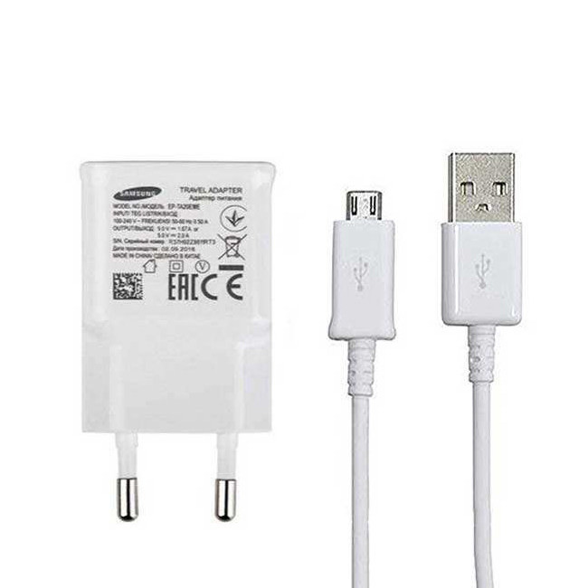 شارژر دیواری کد M-01 به همراه کابل تبدیل microUSB