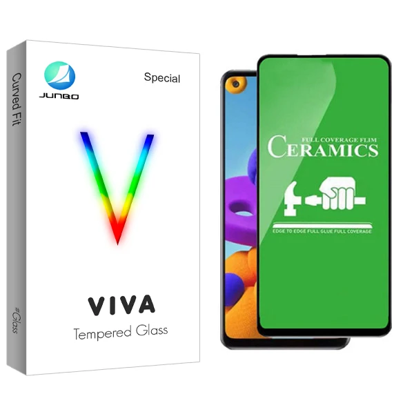 محافظ صفحه نمایش سرامیکی جانبو مدل Viva Glass مناسب برای گوشی موبایل سامسونگ Galaxy A51