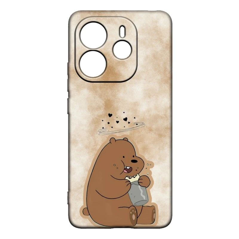 کاور طرح خرس کد 6 مناسب برای گوشی موبایل شیائومی Redmi Note 14 4G