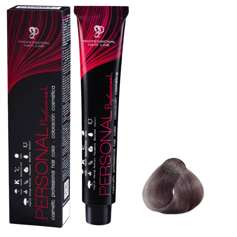 رنگ مو پرسونال پی ال شماره 8.12 حجم 100 میلی لیتر رنگ دودی بنفش روشن