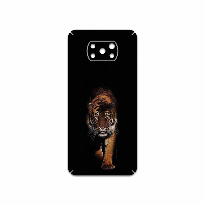 برچسب پوششی ماهوت مدل Wild Tiger مناسب برای گوشی موبایل شیائومی Poco X3 NFC