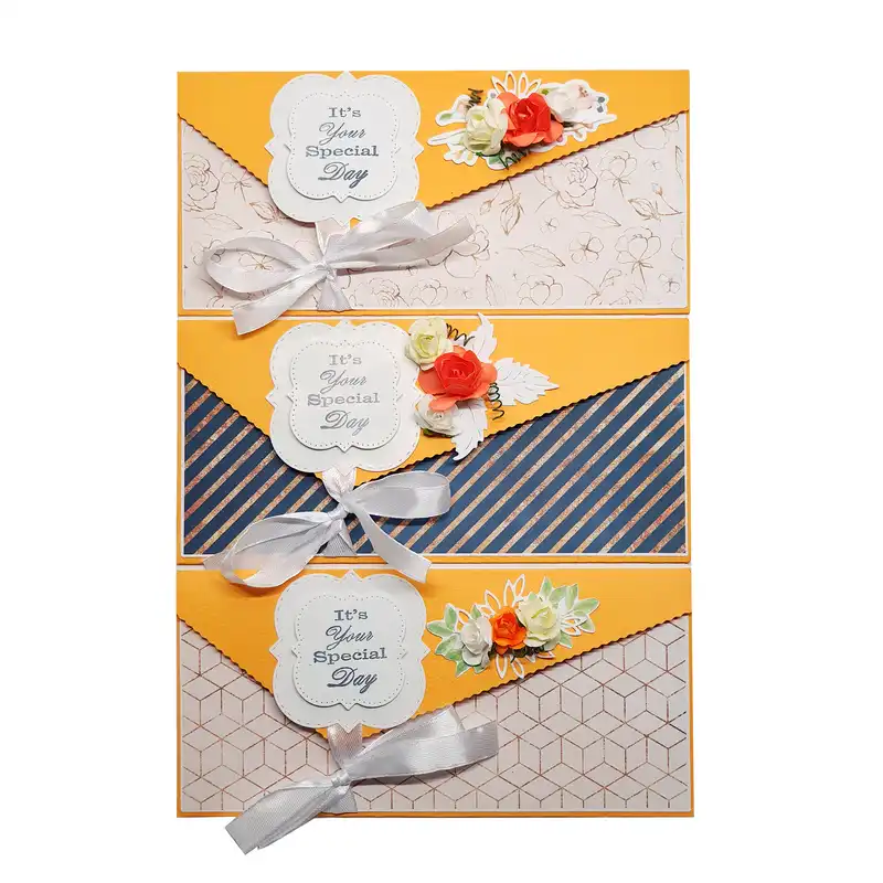 پاکت پول مدل گل مجموعه 3 عددی