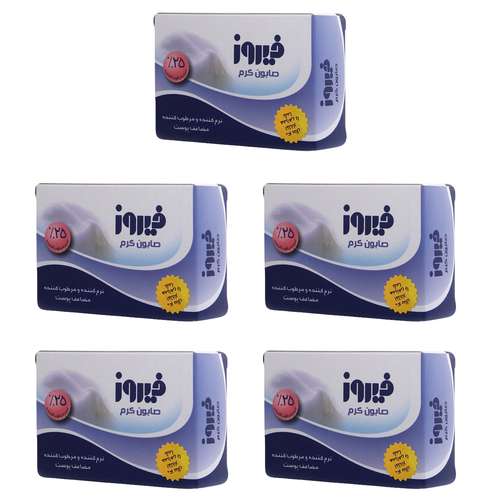 صابون بچه فیروز مدل A10 وزن 120 گرم بسته 5 عددی