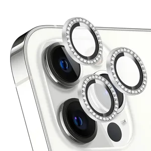 محافظ لنز دوربین گوف مدل Diamond Ring مناسب برای گوشی موبایل اپل iPhone 15 Pro /15 Pro Max