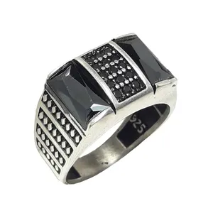 انگشتر نقره مردانه مدل 08  کد 20012