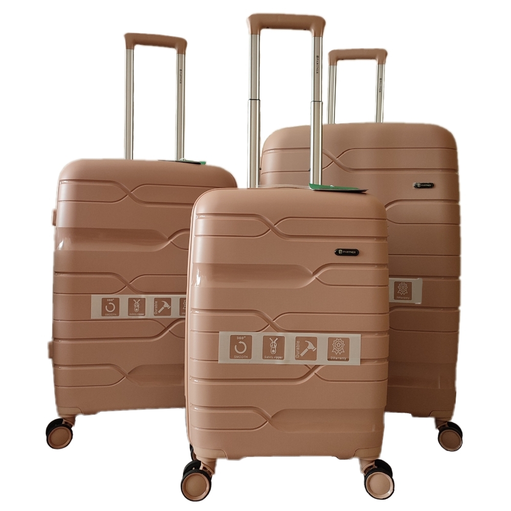 نکته خرید - قیمت روز مجموعه سه عددی چمدان پارتنر مدل تراولی خرید