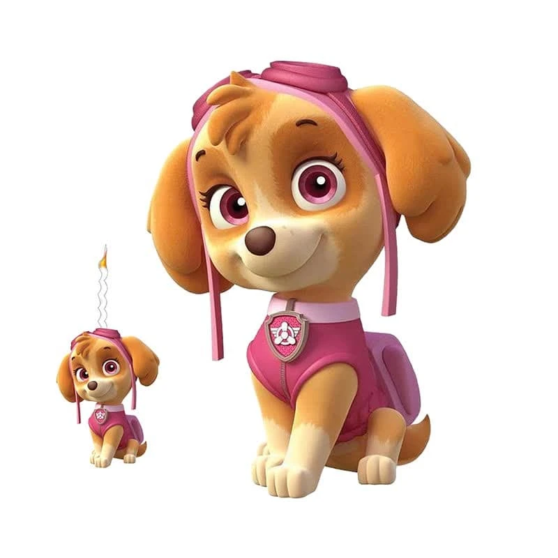 استند رومیزی تولد طرح سگ های نگهبان اسکای به همراه شمع