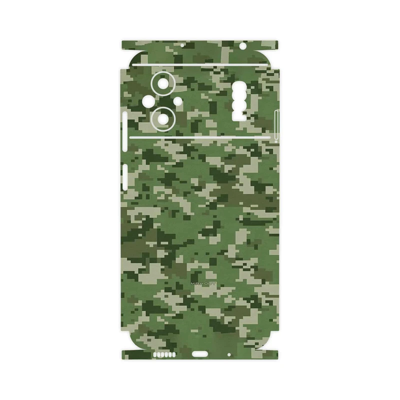 برچسب پوششی ماهوت مدل Army_Green_Pixel-FullSkin مناسب برای گوشی موبایل شیائومی Poco M5