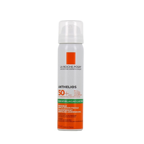 اسپری ضد آفتاب بدون رنگ لاروش پوزای SPF 50 مدل Anthelios Brume Anti Brillance مناسب پوست های چرب و مختلط حجم 75 میلیلیتر اسپری ضد آفتاب بدون رنگ لاروش پوزای SPF 50 مدل Anthelios Brume Anti Brillance مناسب پوست های چرب و مختلط حجم 75 میلیلیتر