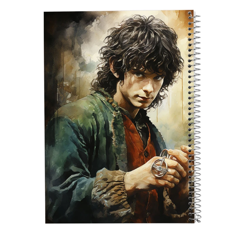 دفتر شطرنجی 50 برگ مدوپد مدل  ارباب حلقه ها The Lord of the Rings کد DF3070