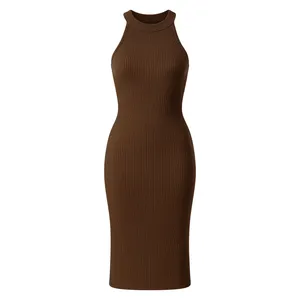 پیراهن بافتنی یقه گرد زنانه مدل ۰۳