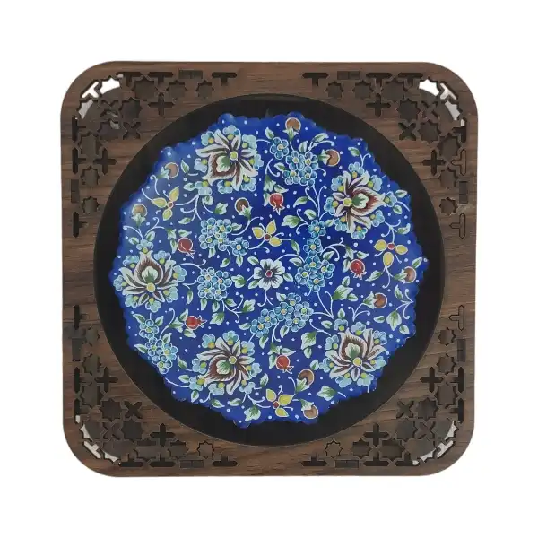 بشقاب میناکاری کد B1035