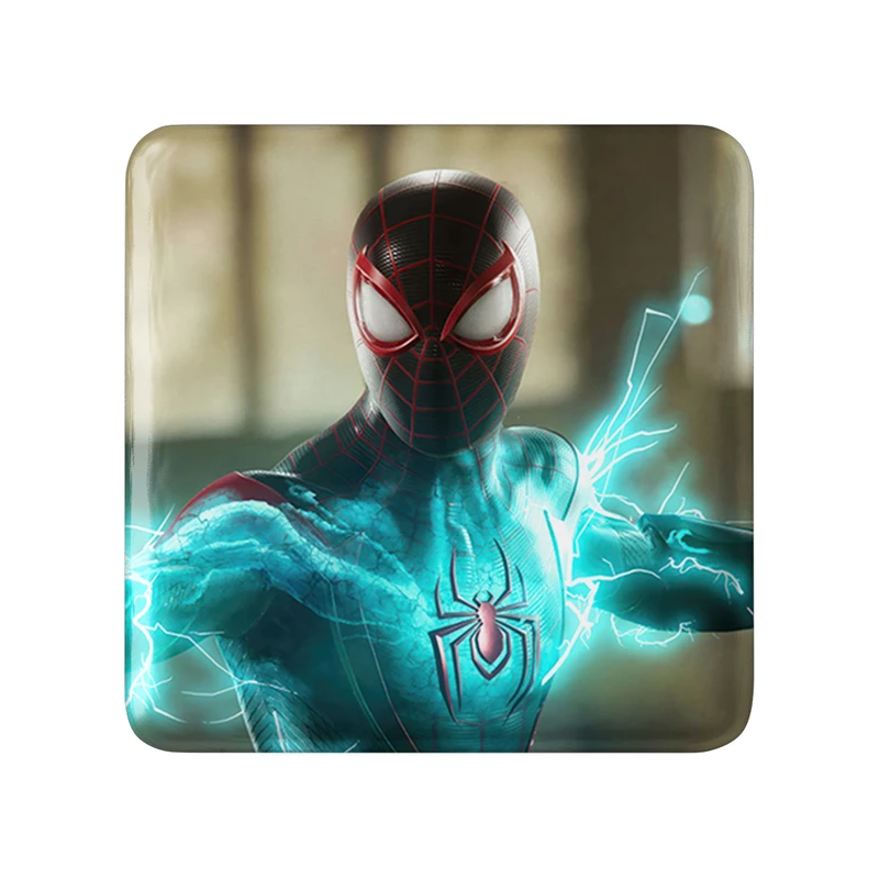 مگنت خندالو طرح مایلز مورالز مردعنکبوتی مدل مربعی کد 30840