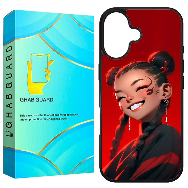 کاور قاب گارد طرح شکارچیان کی پاپ مدل G16PL مناسب برای گوشی موبایل اپل iPhone 16 Plus