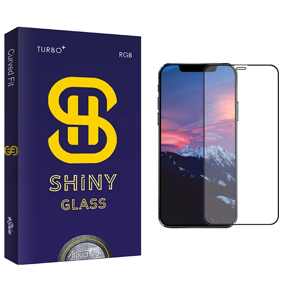 محافظ صفحه نمایش سرامیکی آتوچبو مدل Shiny Glass مناسب برای گوشی موبایل اپل iPhone 12 / 12 Pro