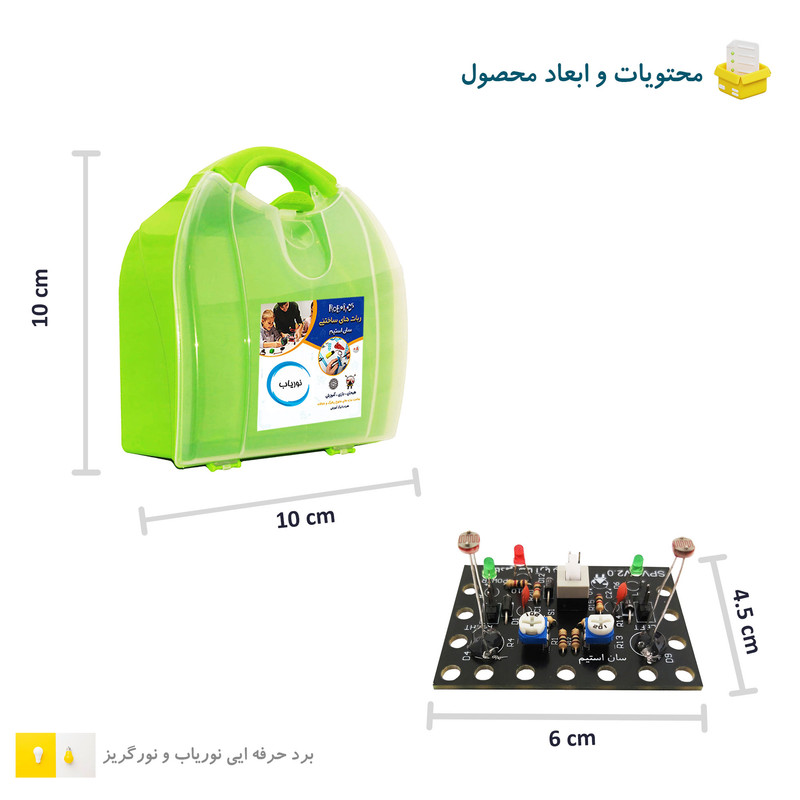 برد نوریاب رباتیک مدل حرفه ای برد نوریاب رباتیک مدل حرفه ای
