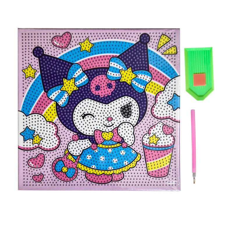 بازی آموزشی  مدل ساخت تابلو نقاشی الماسی طرح کرومی کد 215