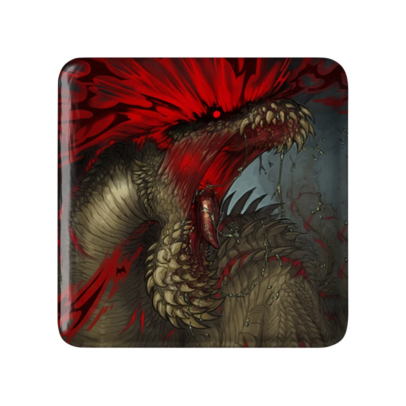 مگنت خندالو طرح بازی شکارچی هیولا (Monster Hunter) مدل مربعی کد 33248