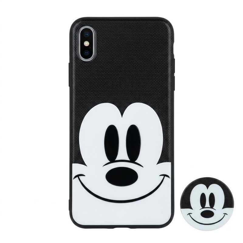 کاور مدل فانتزی طرح میکی موس مناسب برای گوشی موبایل اپل iPhone XsMax به همراه پاپ سوکت