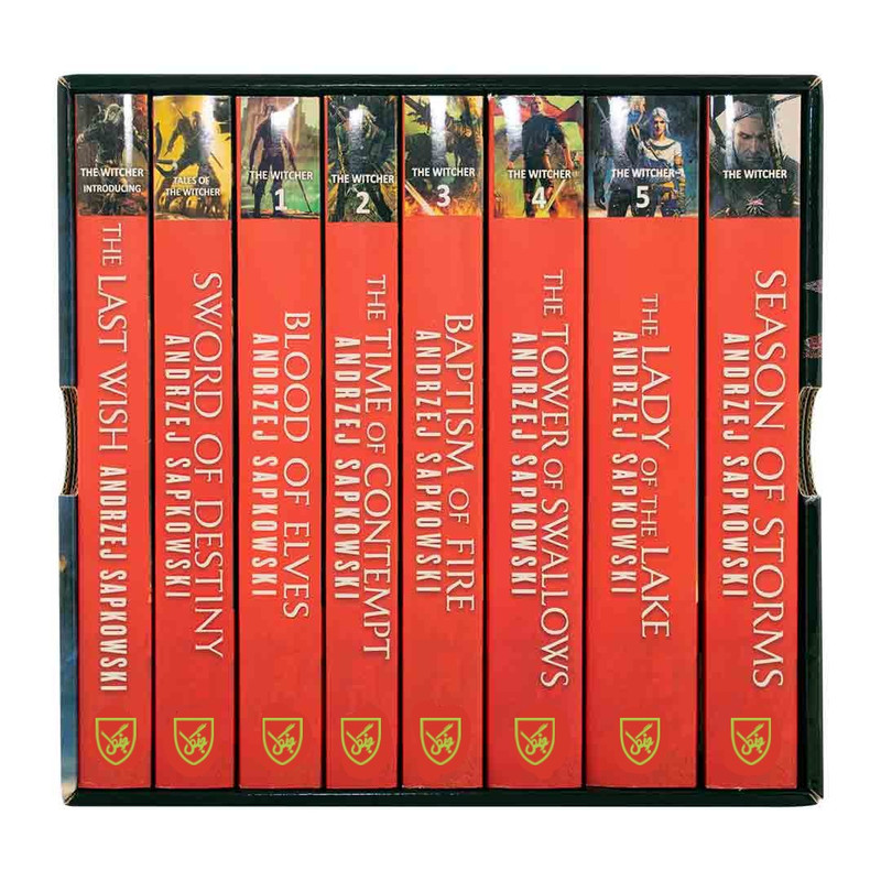 کتاب The Witcher اثر Andrzej Sapkowski انتشارات جنگل 8 جلدی کتاب The Witcher اثر Andrzej Sapkowski انتشارات جنگل 8 جلدی