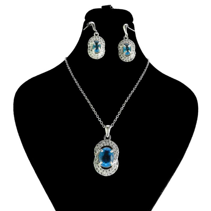 نیم ست نقره زنانه کد AV129