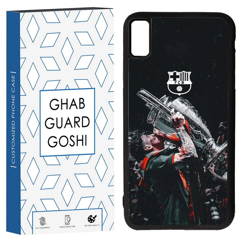 کاور قاب گارد گوشی طرح مسی کد TPU-123 مناسب برای گوشی موبایل اپل Iphone XS MAX/ Iphone X MAX