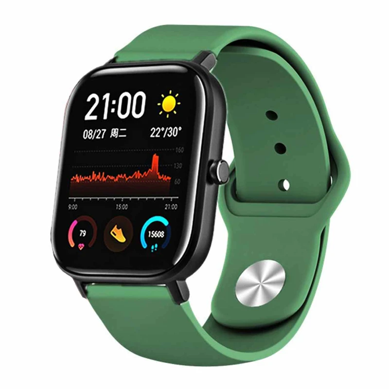 بند کروکودیل مدل Silic  مناسب برای ساعت هوشمند ایمیکی ST1 Smartwatch