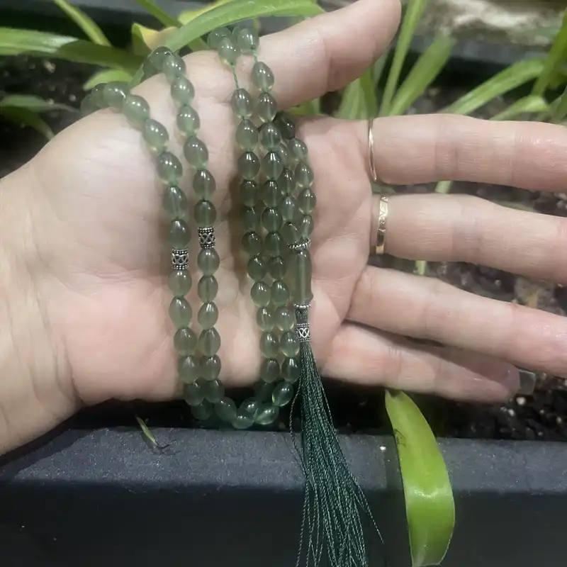 تسبیح نقره گالری ظهیرالدینی مدل LX-101-SHG شاه مقصود