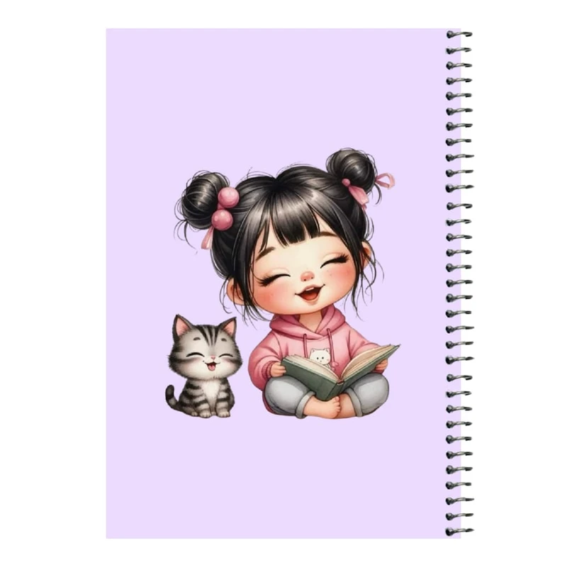 دفتر مشق 80 برگ اس جی مدل دخترک کد1   