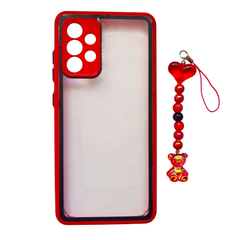 کاور مدل تدی کد A11856 مناسب برای گوشی موبایل سامسونگ Galaxy A72 4G / A72 5G به همراه بند آویز