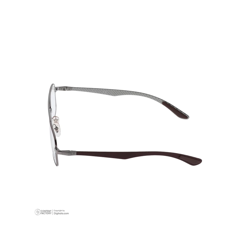 عکس شماره 3 : فریم عینک طبی خلبانی (aviator) مردانه ری بن مدل 0rx8417-2952-53 مناسب برای صورت قلب، بیضی و گرد