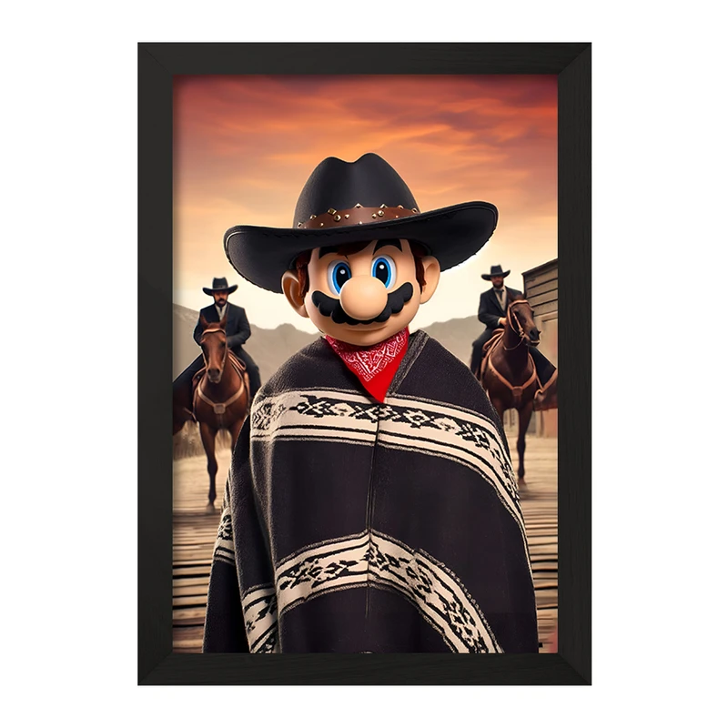 تابلو خندالو مدل سوپر ماریو (Super Mario) کد F10567